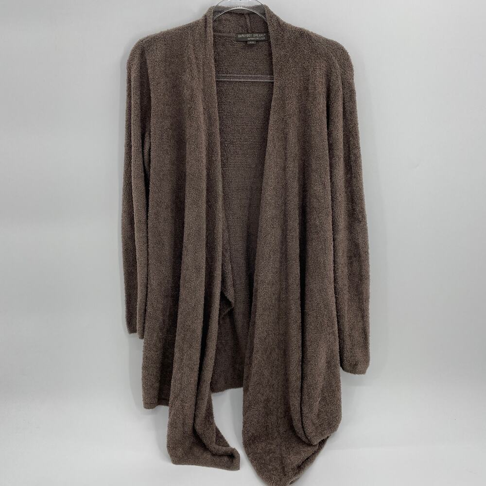 BAREFOOT DREAMS Sweater Bamboo Chic Lite Calypso Cardigan Size M Coastal Lounge